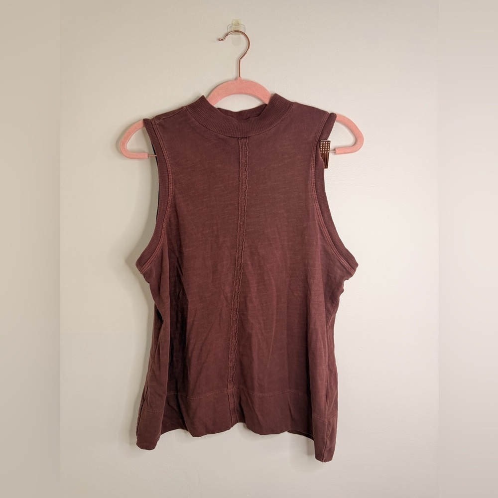 Anthropologie Brown Muscle Tee